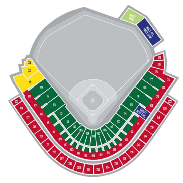 Sahlen Field Seating Diagram/Box Office Bisons