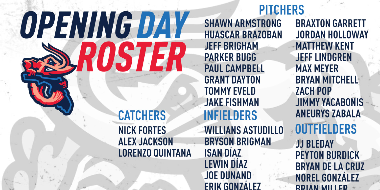 Jumbo Shrimp release 2022 Opening Day roster