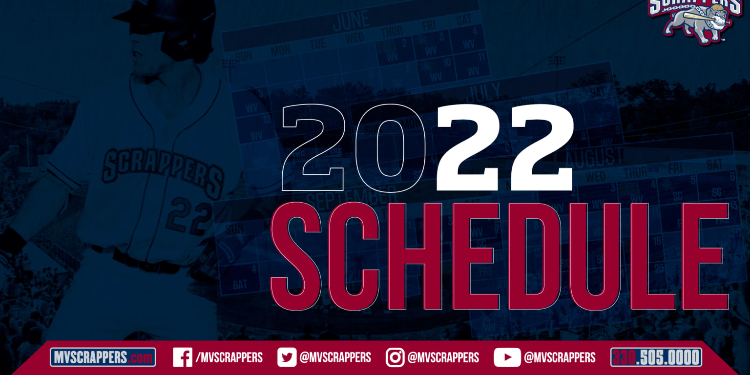 Scrappers & MLB Draft League Release 2022 Schedule & Expanded Format | Mahoning Valley Scrappers