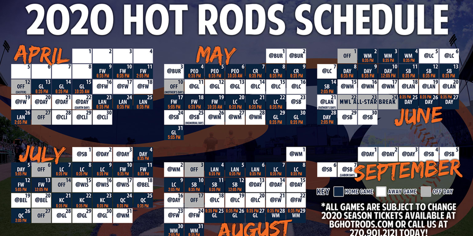 Hot Rods Will Host 2020 Midwest League All-Star Game at Bowling