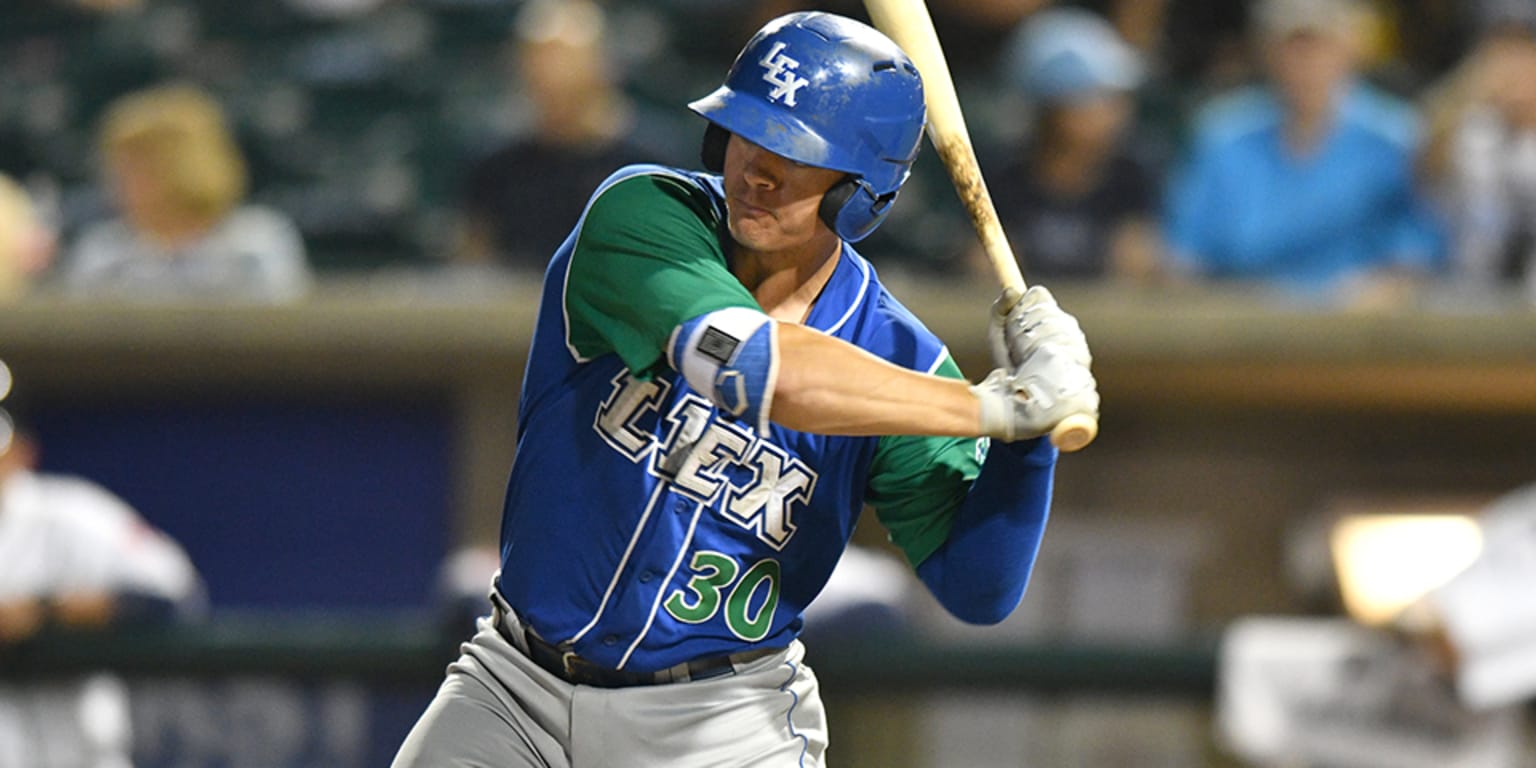 Nick Pratto executes at plate for Lexington Legends