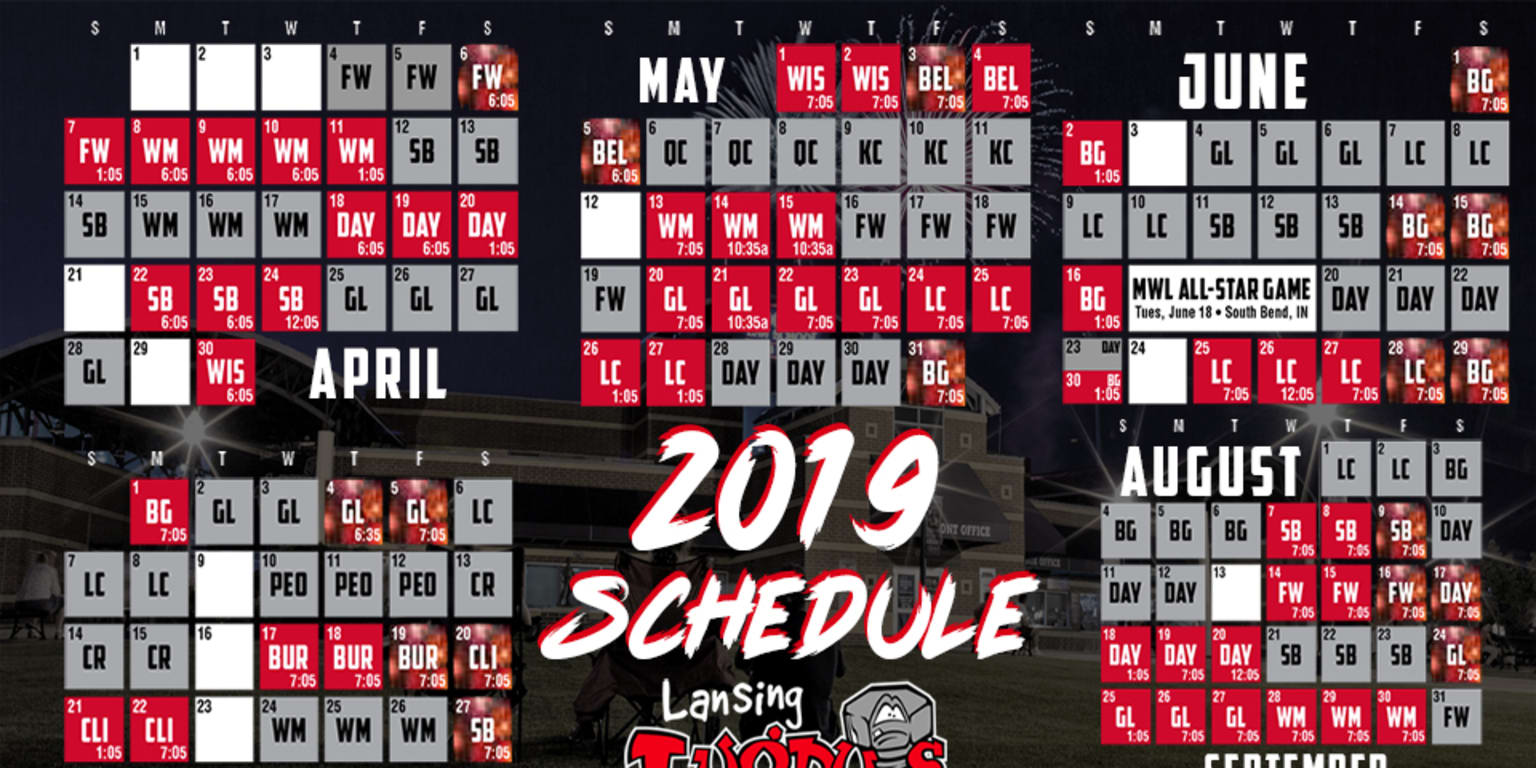 Lugnuts Release 2019 Schedule