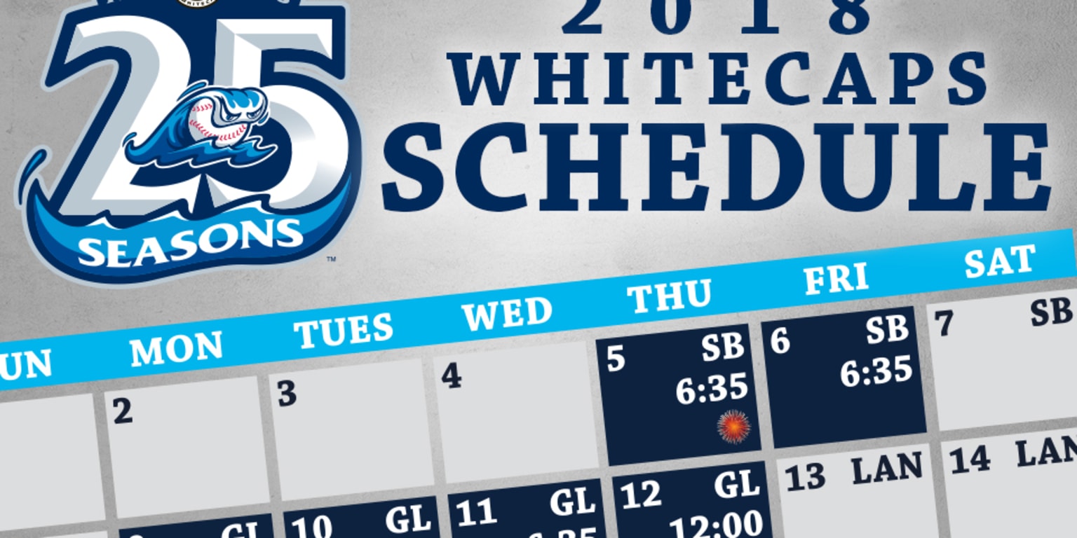 Whitecaps Announce 2018 25th Season Schedule
