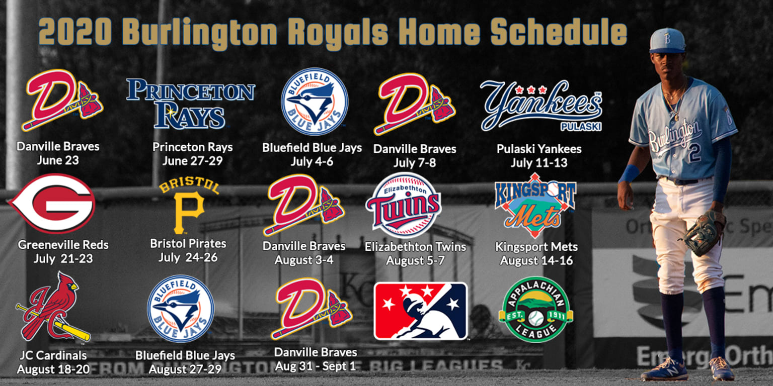 Royals Release 2020 Schedule Burlington
