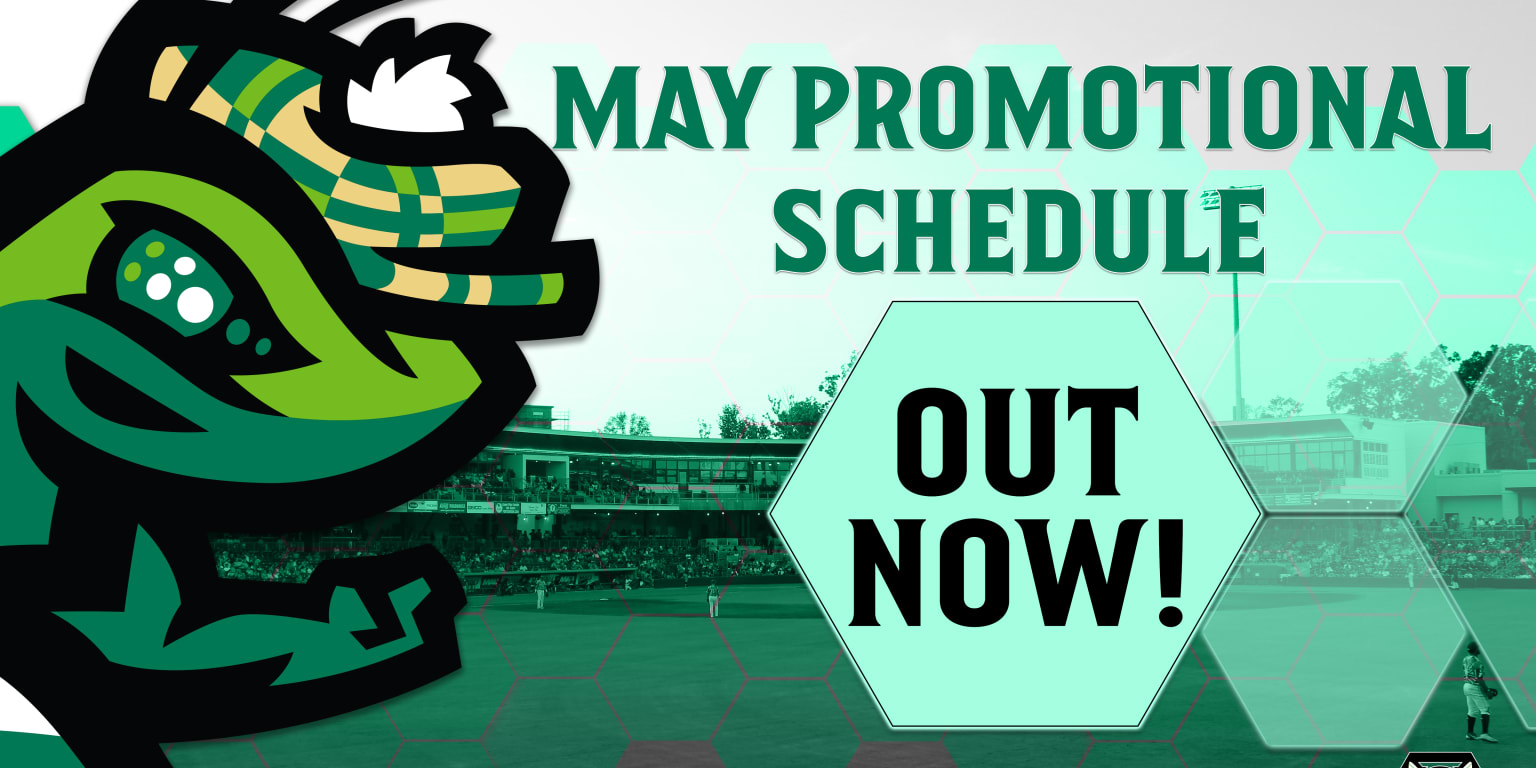 GreenJackets Release May Promotional Schedule