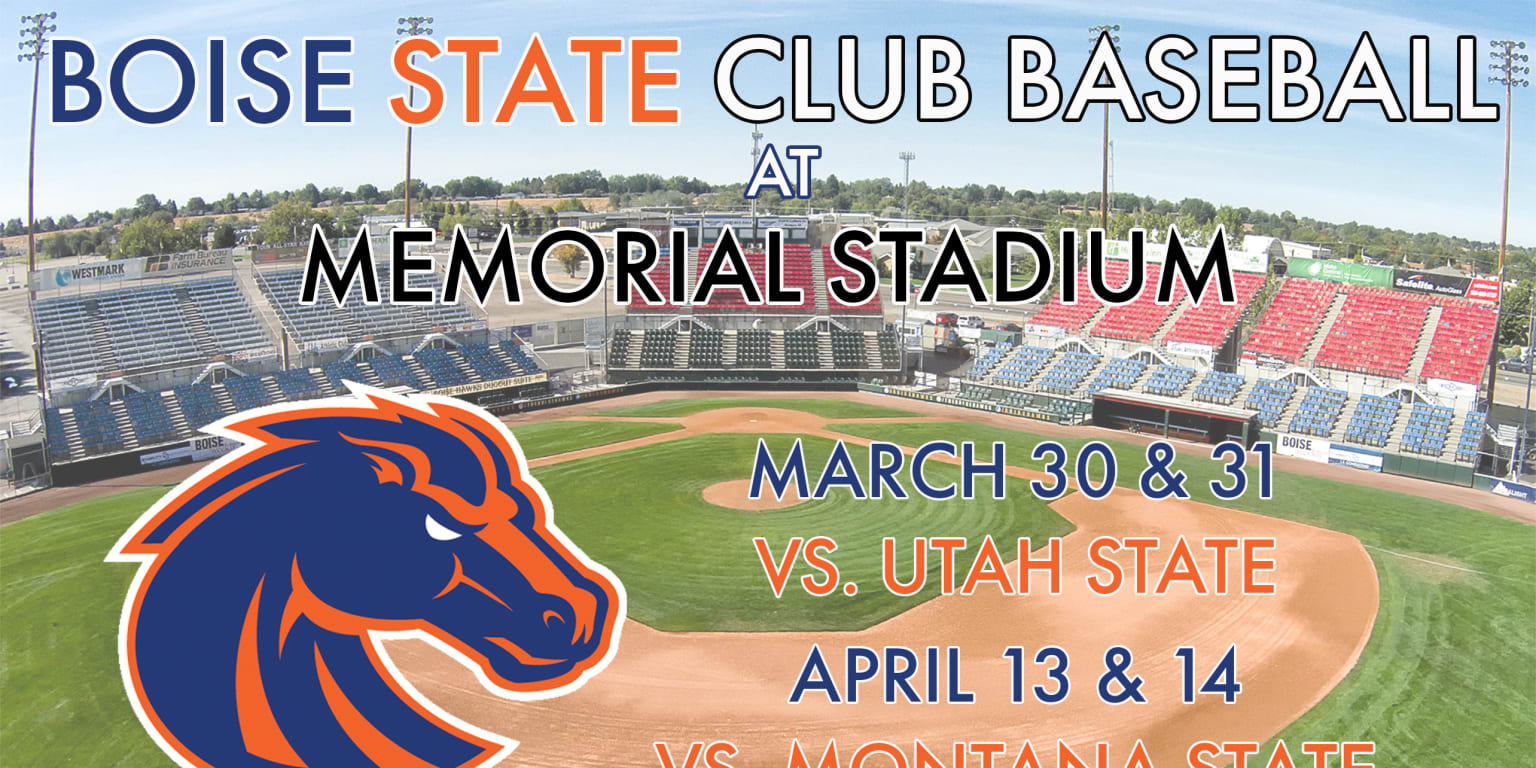 Boise State Club Baseball Schedule at Memorial Stadium Announced Hawks