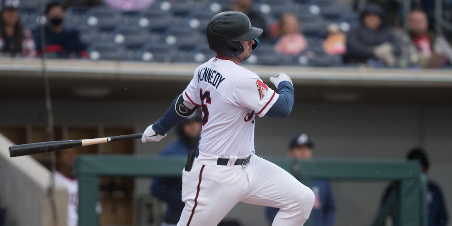 Buddy Kennedy BELTS a Triple!, Arizona Diamondbacks Prospect