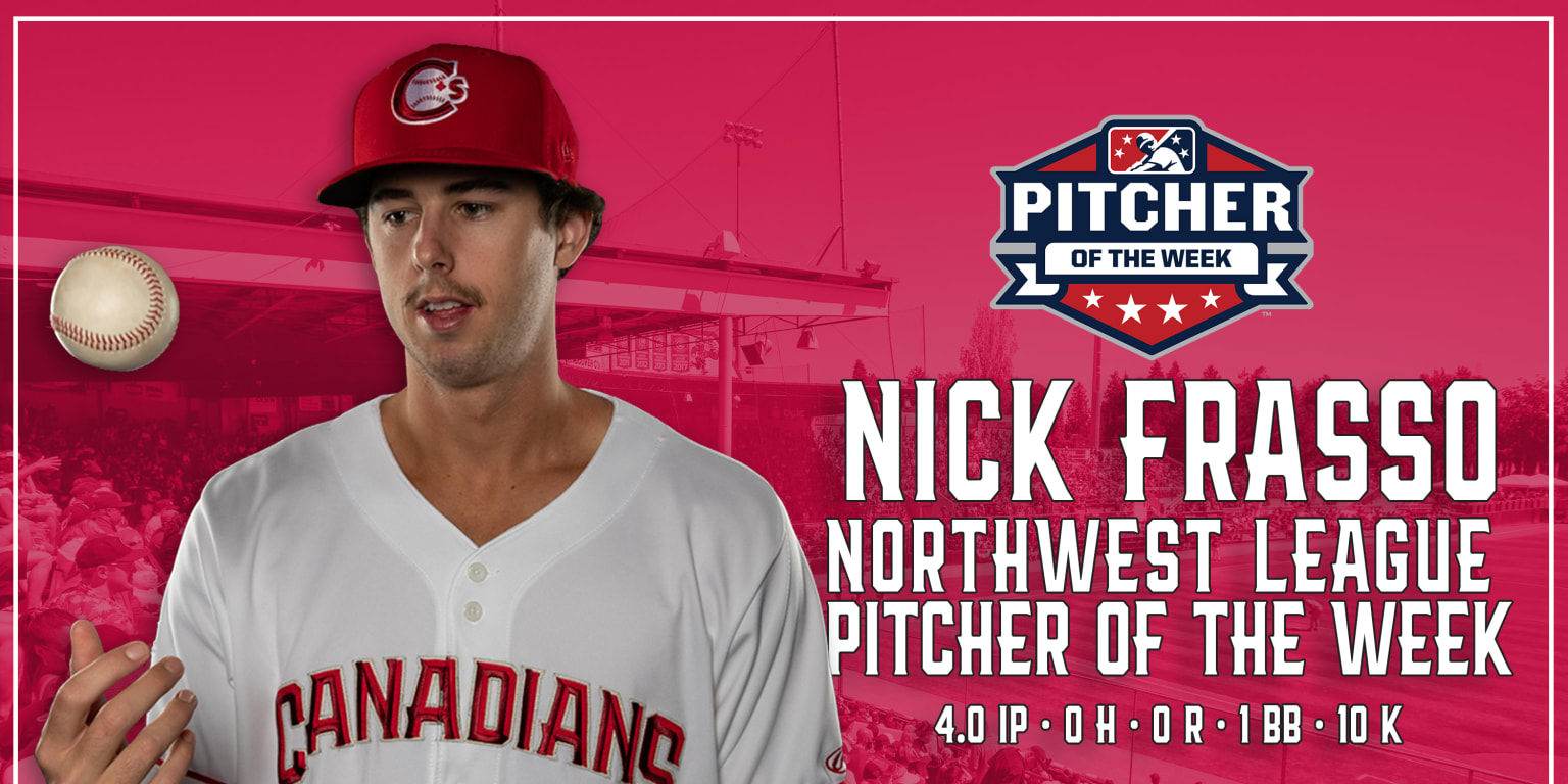 Nick Frasso Named NWL Pitcher of the Week
