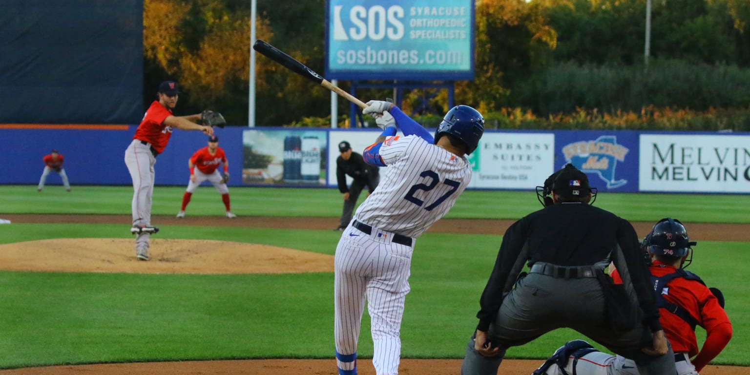 Columbus tops Syracuse Mets in seesaw game, 6-5 