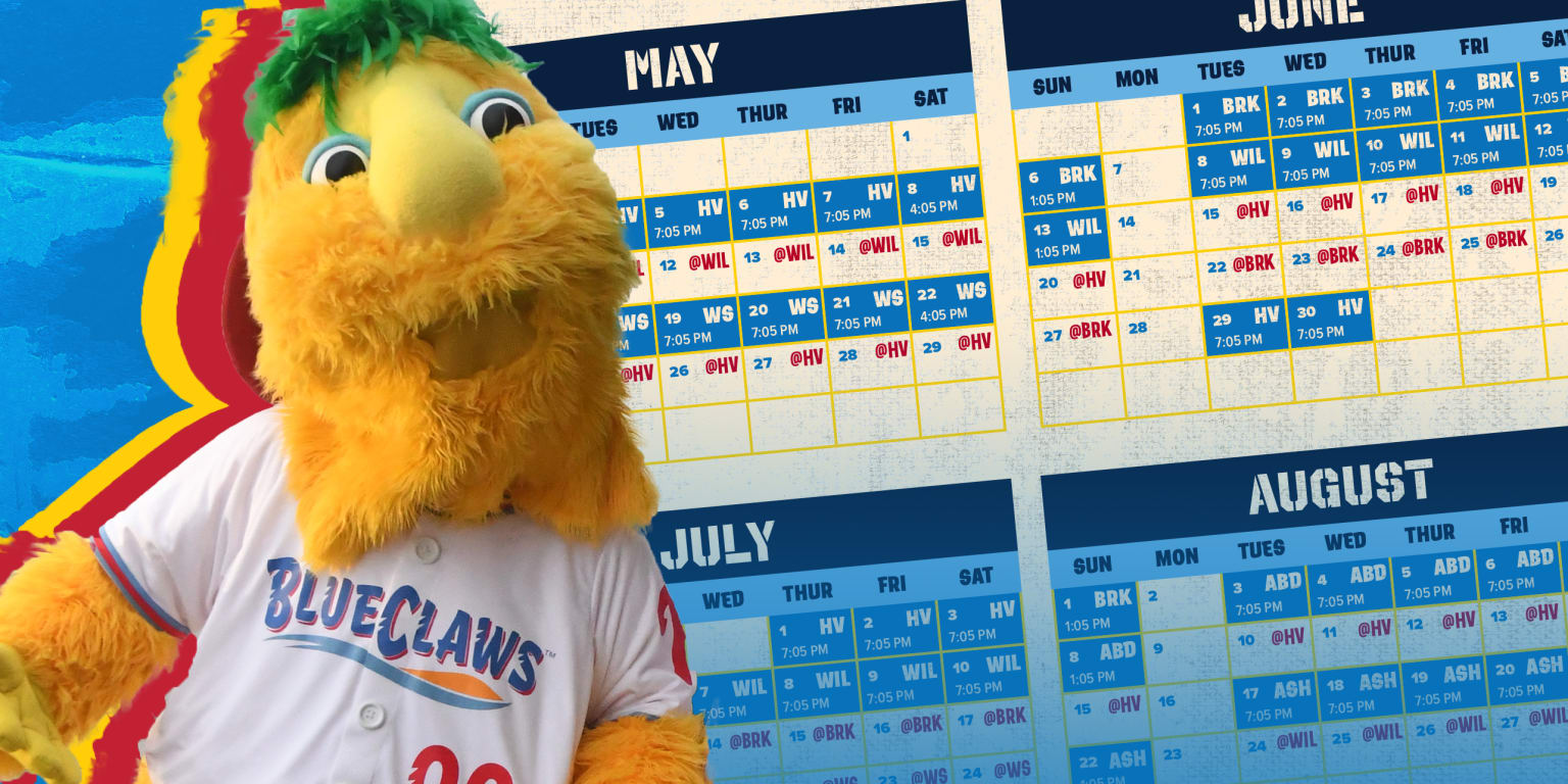 BlueClaws Release Game Times For 2021 Season
