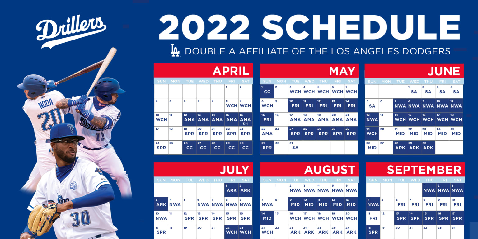Drillers Announce 2022 Schedule