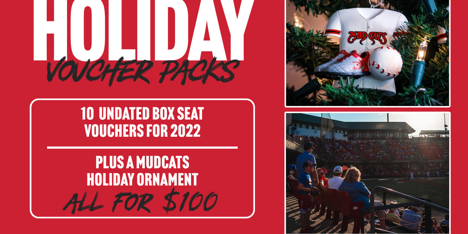 Mudcats Schedule 2022 Holiday Ornament And 10-Packs On Sale Now | Mudcats