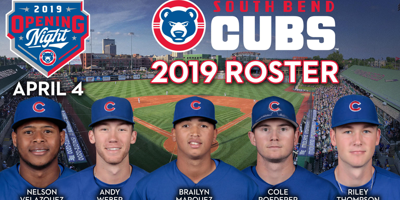 South Bend Cubs Announce 2019 Opening Night Roster Cubs
