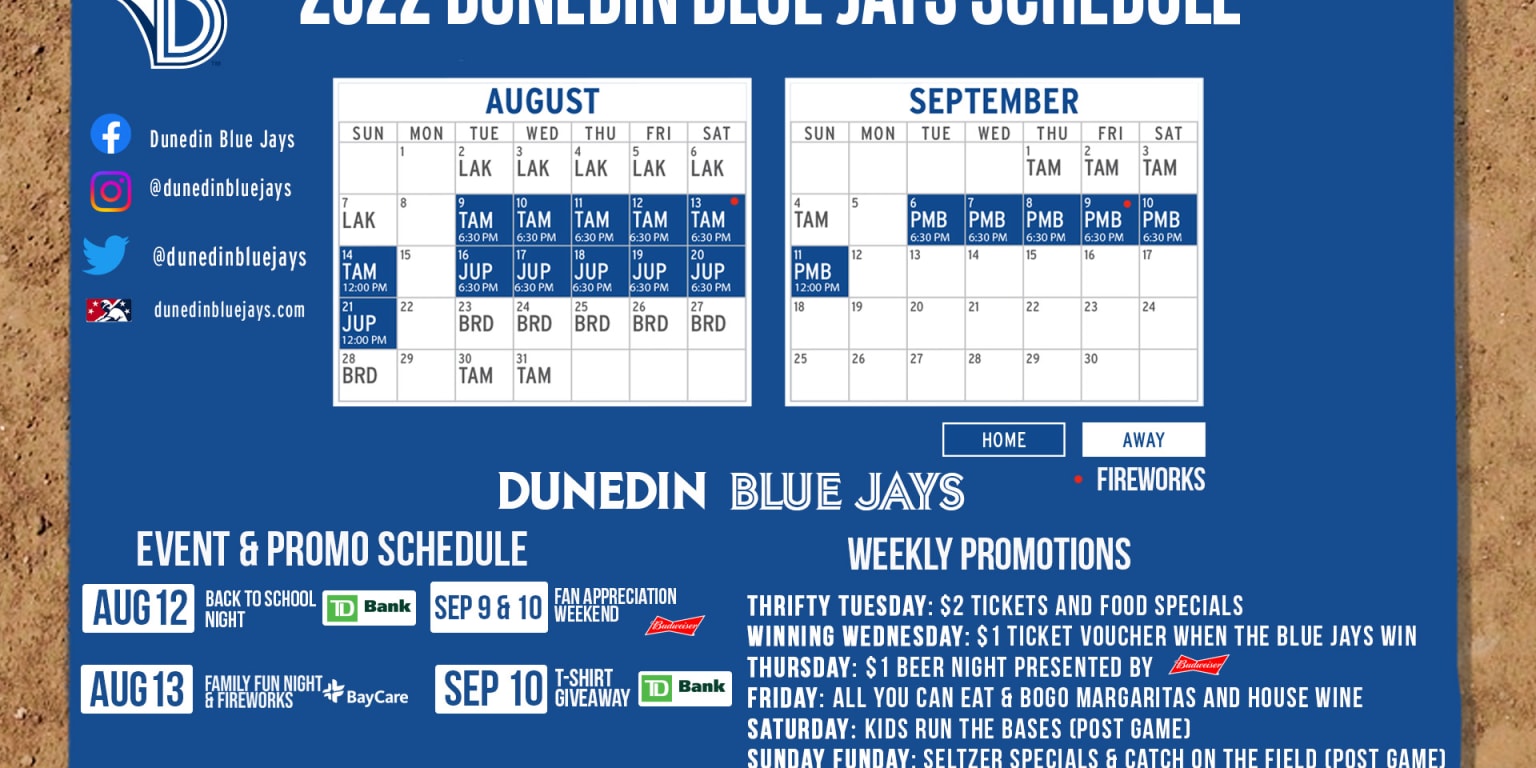 Dunedin Blue Jays - The Jays Shop Holiday Sale will be next week, December  18th - 20th, at Dunedin Stadium. Enjoy 30% off all Toronto Blue Jays, Blue  Jays Spring Training and