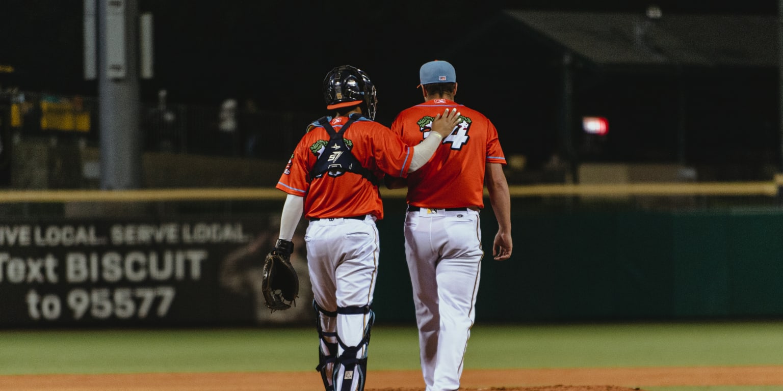 Biscuits Survive Another Shuckers Rally, 8-7