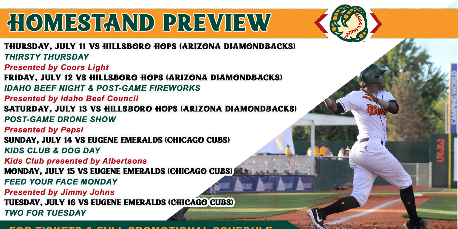 Boise Hawks Homestand 4 Preview