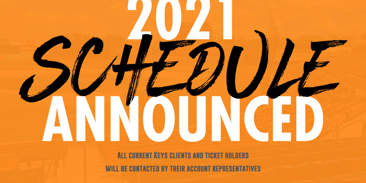 Keys Announce 2021 Schedule Frederick Keys