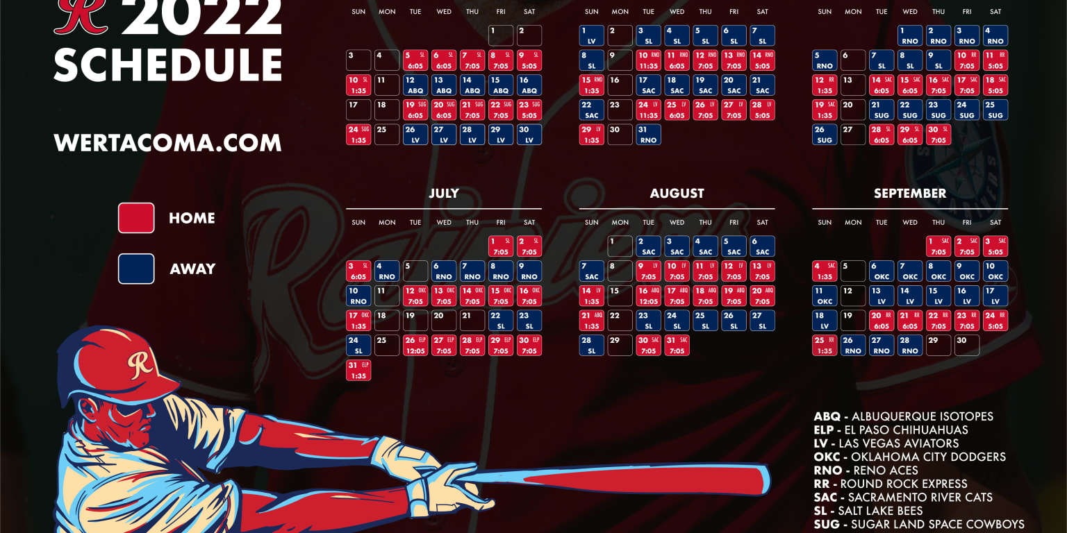 Opening Day is April 5: Rainiers announce 2022 promo schedule highlights