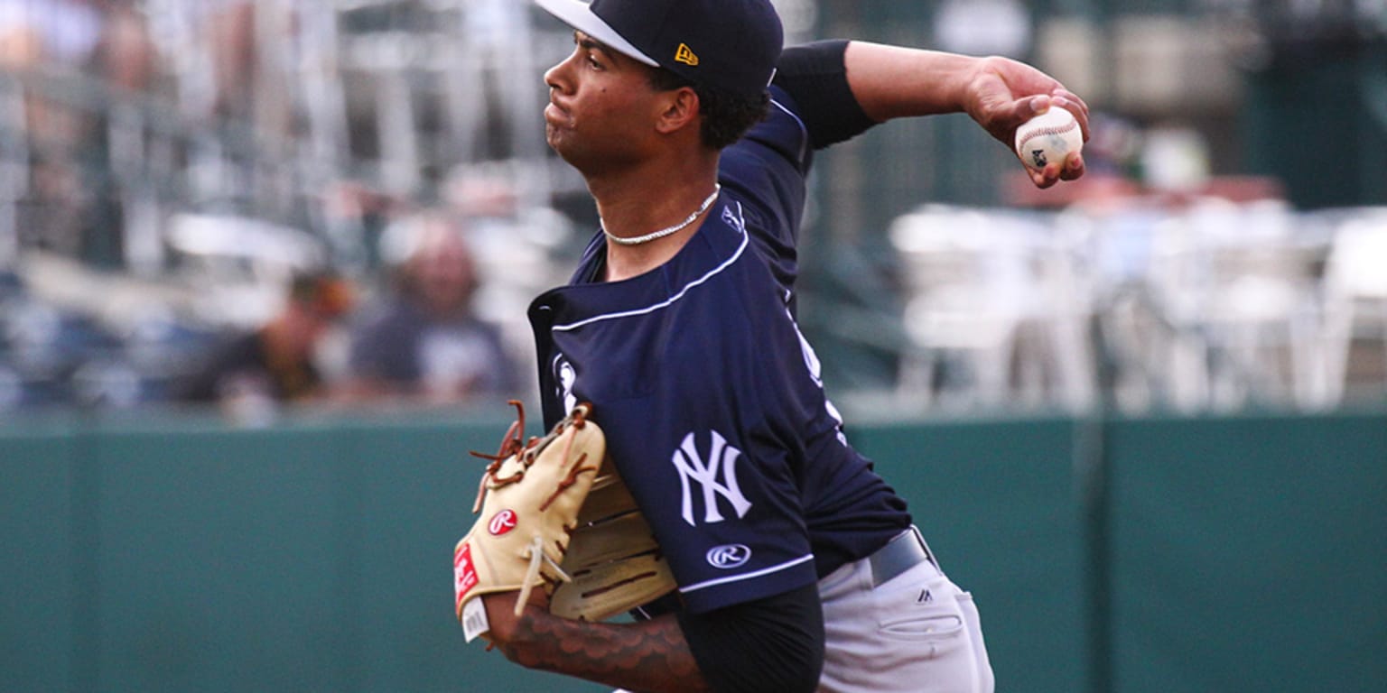 New York Yankees' Luis Gil leads Minor League Baseball Pitchers of the