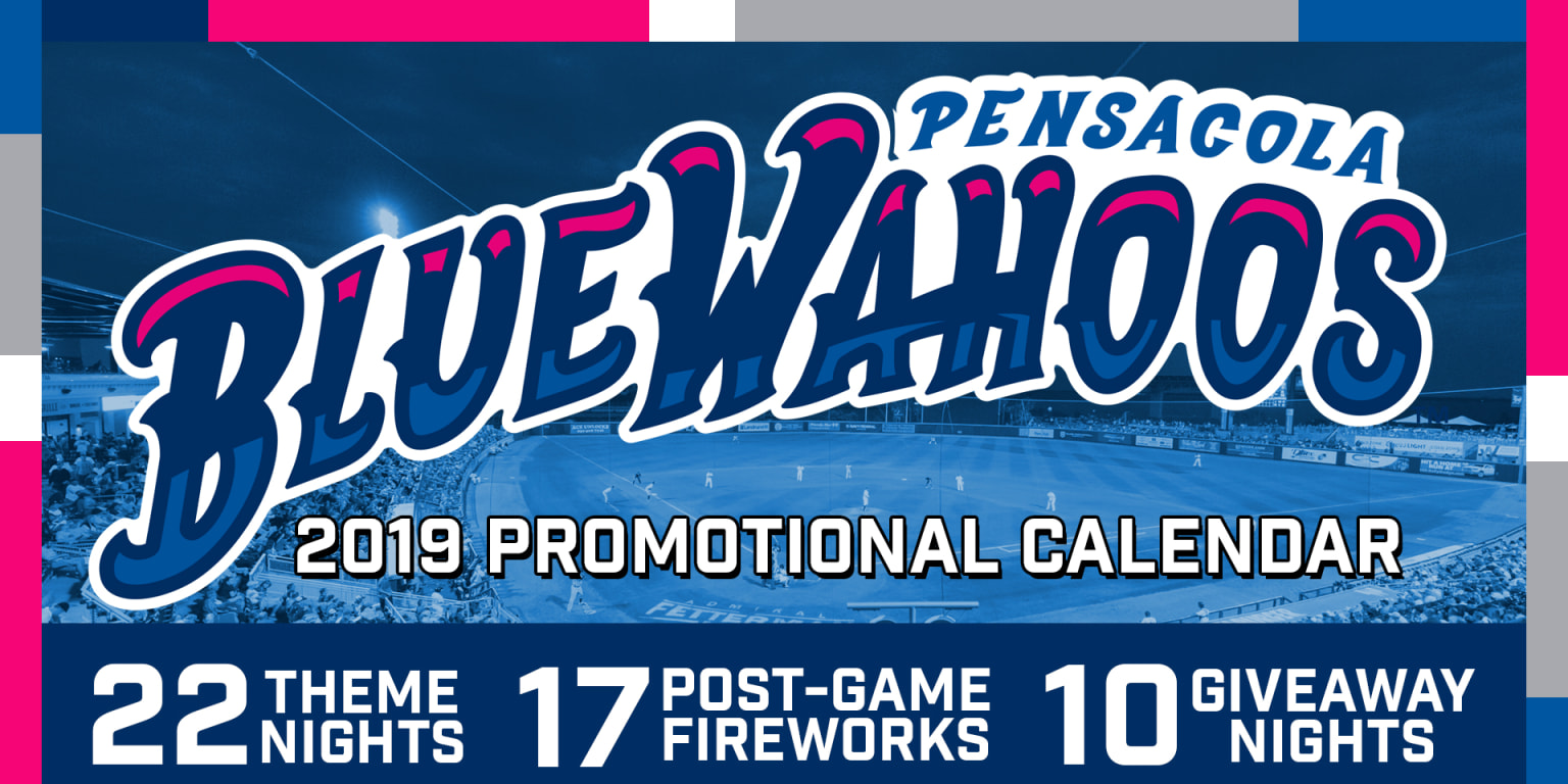 Blue Wahoos Announce 2019 Promotional Calendar