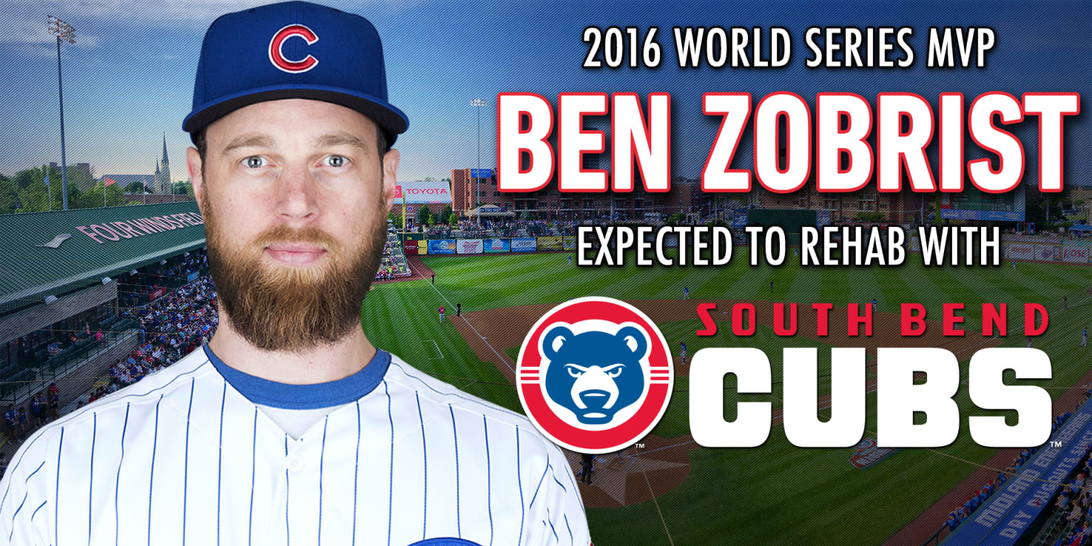 Chicago Cubs Ben Zobrist Expected to Play for South Bend Cubs on