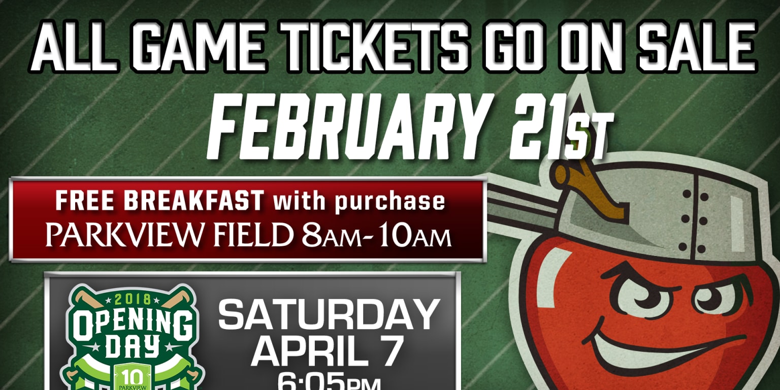 TinCaps Single Game Tickets on Sale!