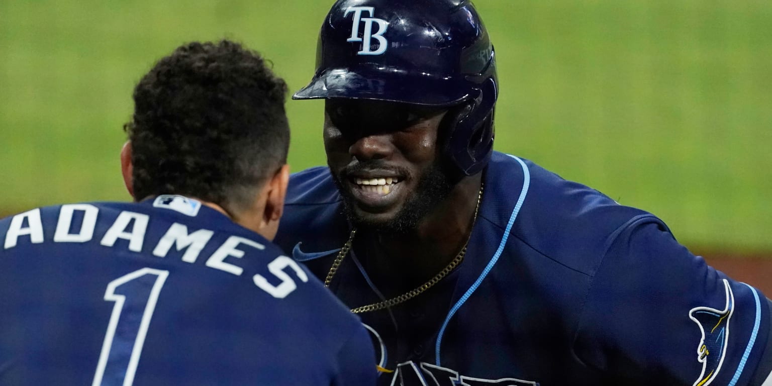 Download Tampa Bay Rays Outfielder Randy Arozarena In Mid-action