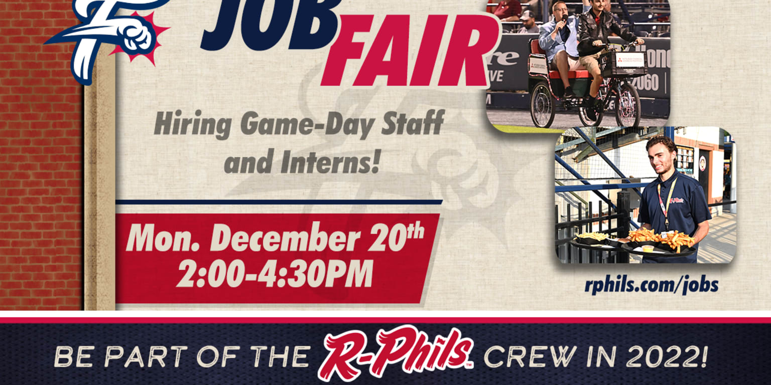 Now Hiring! The Reading Fightin Phils, Class AA affiliate of the