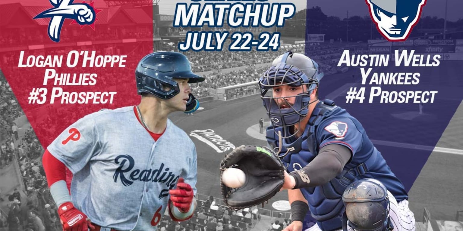 Reading Fightin Phils (Phillies) vs Somerset Patriots (Yankees) 