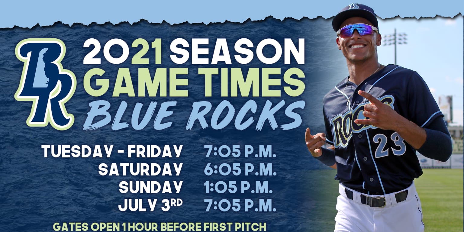Blue Rocks Announce Game Times For 2021 Season Blue Rocks