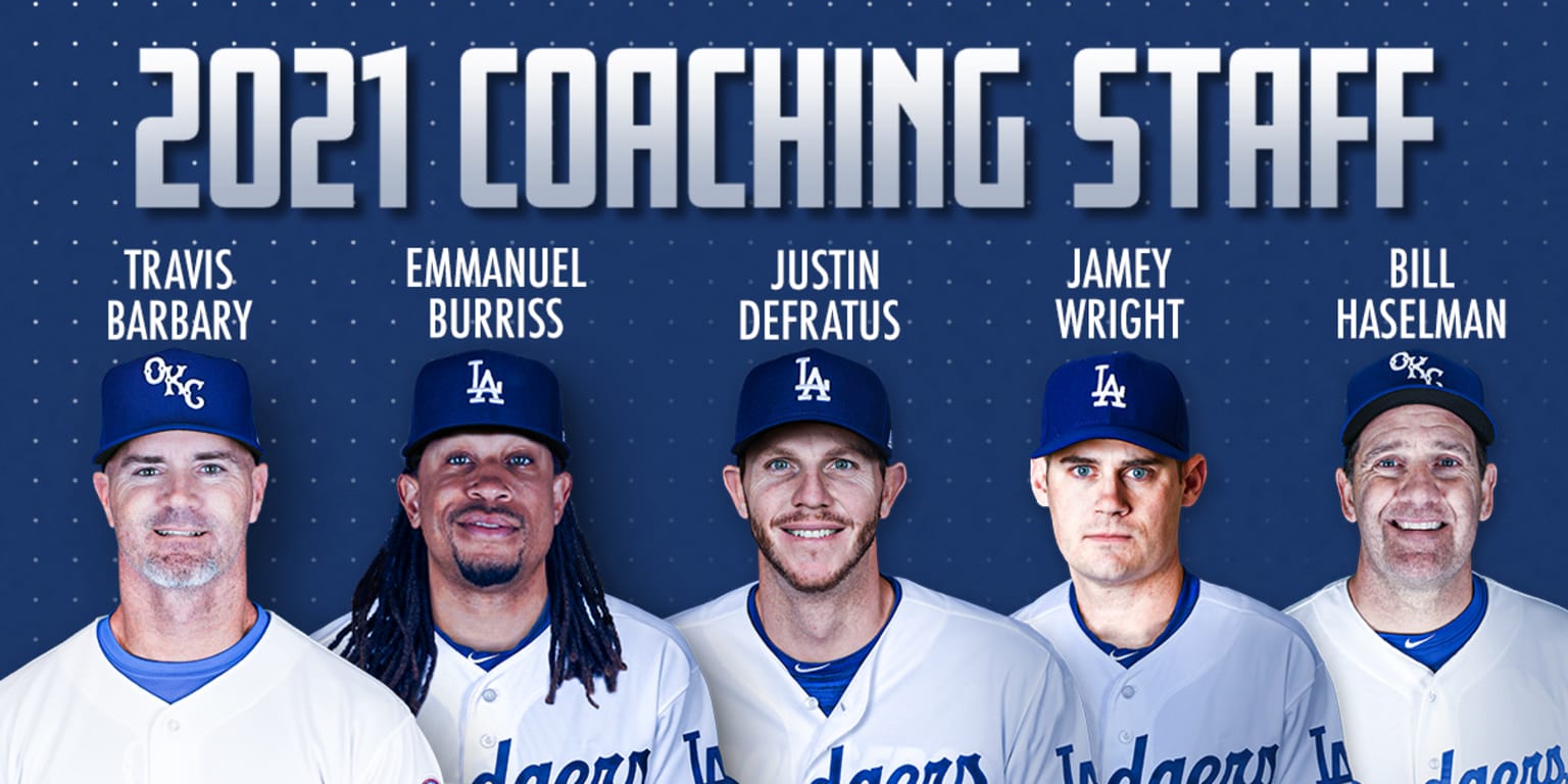 OKC Dodgers 2021 Coaching Staff