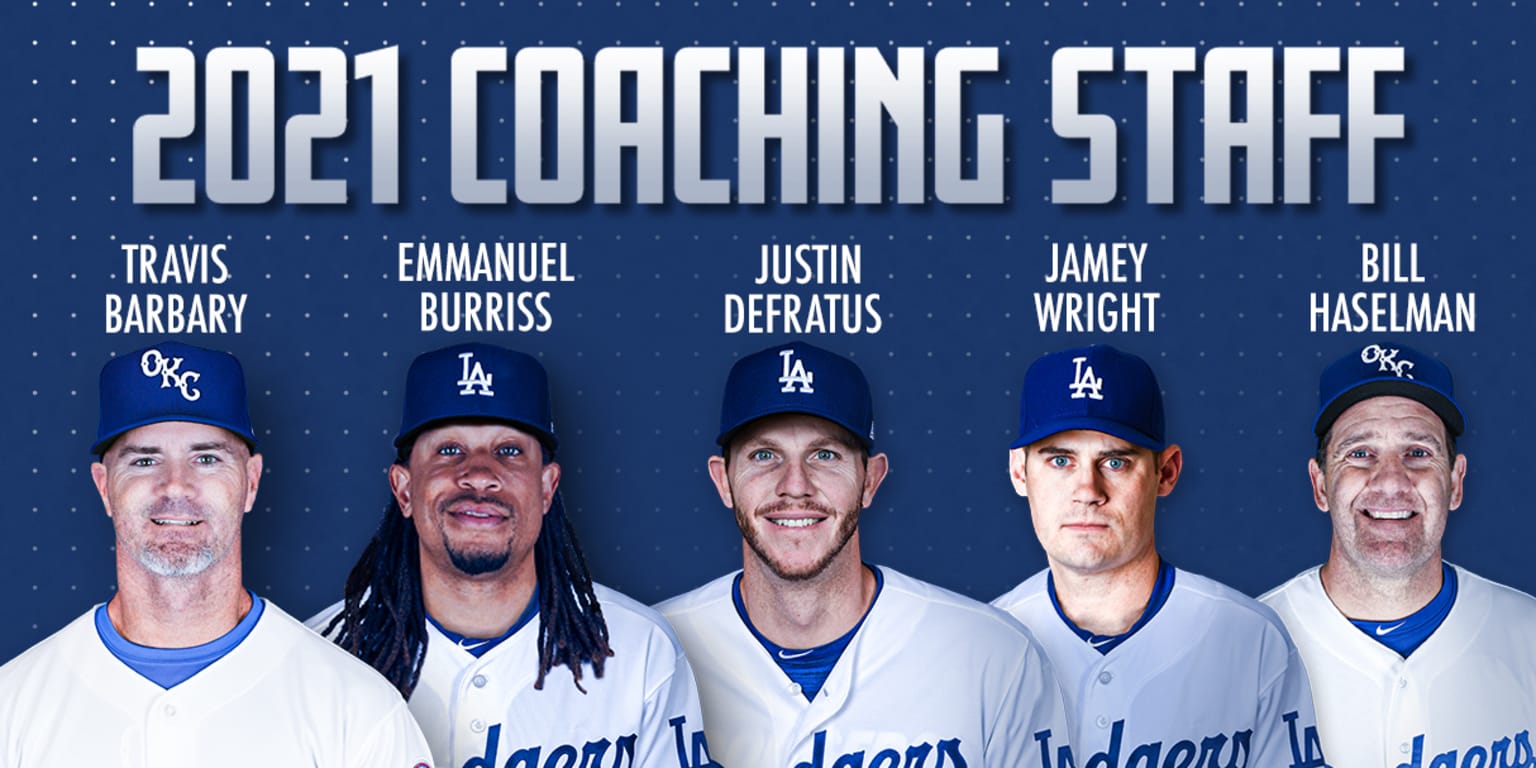 OKC Dodgers 2021 Coaching Staff Dodgers