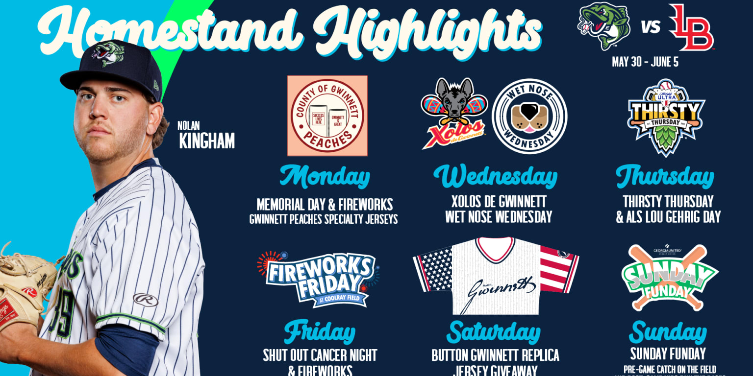 Homestand Highlights: Stripers Celebrate Memorial Day, Raise Awareness for  ALS and Cancer