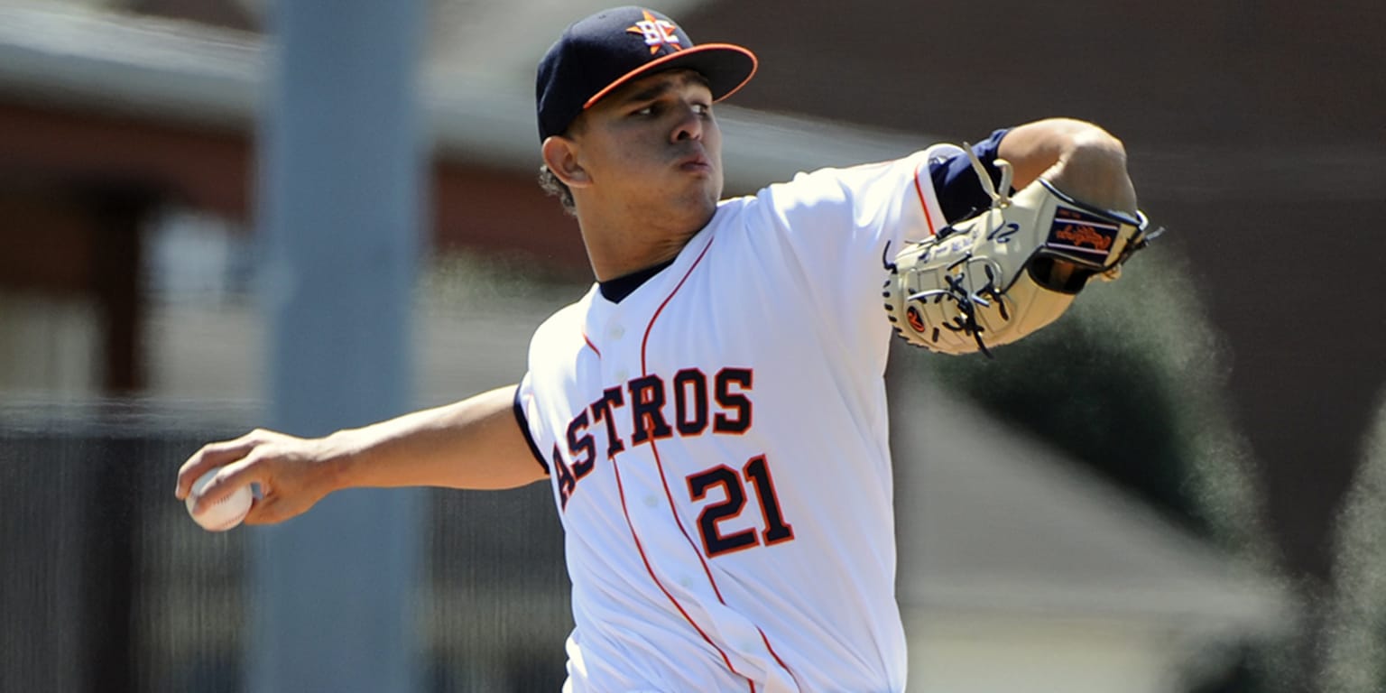 Franklin Perez tosses five scoreless frames for Buies Creek Astros