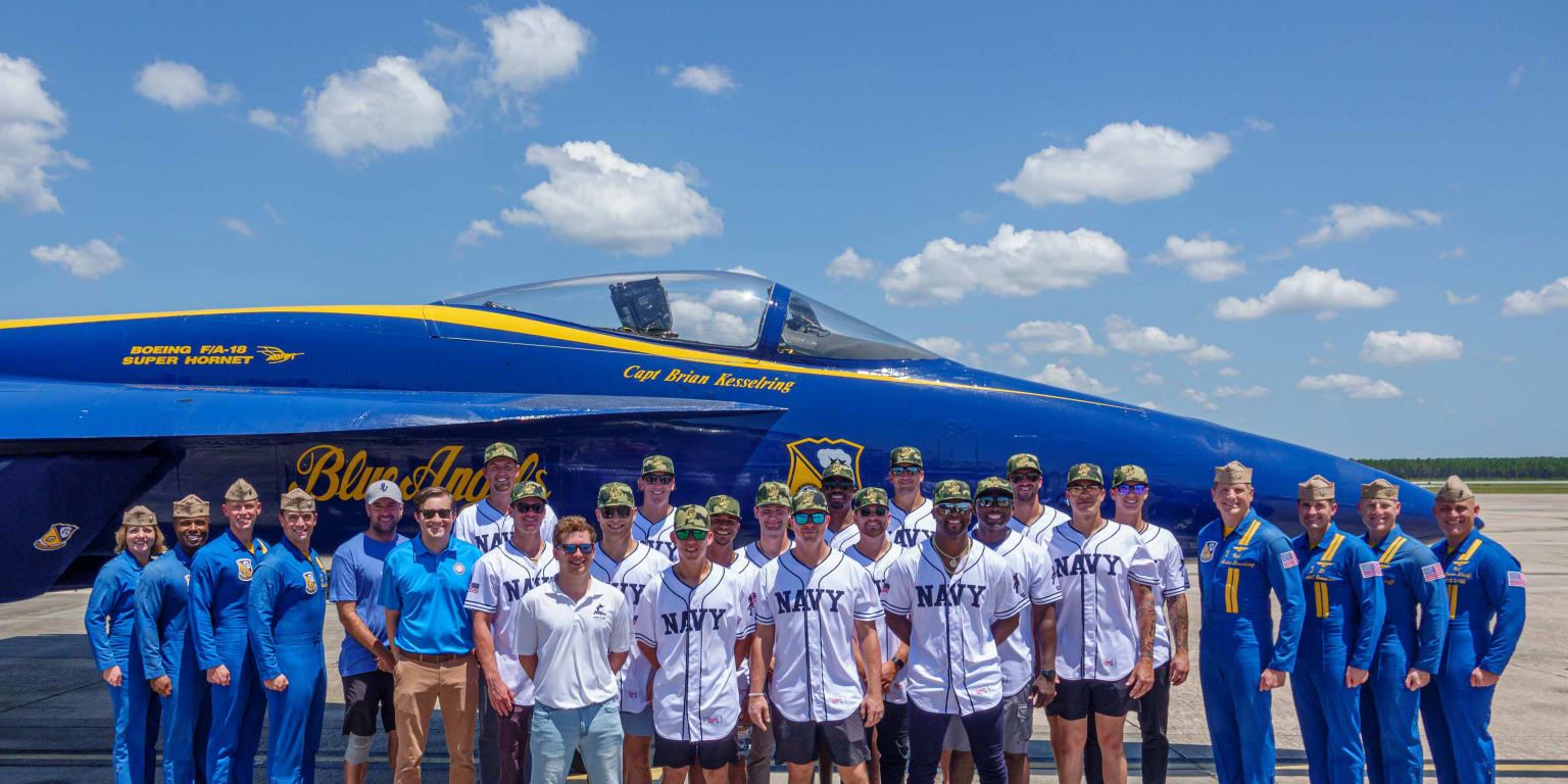 About Those Throwback Navy Uniforms On The Blue Wahoos 