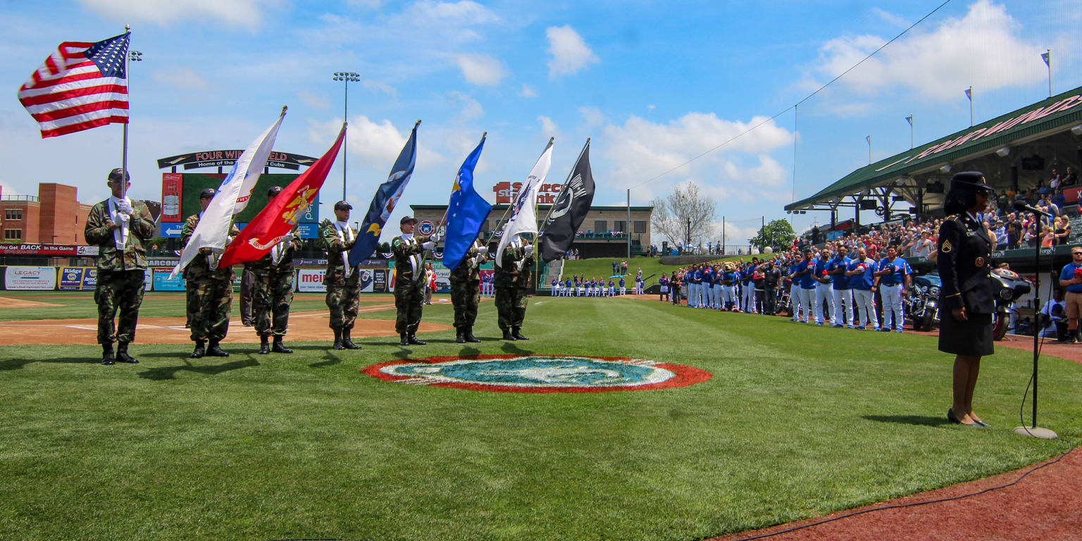 South Bend Cubs to Honor our Military on Memorial Day Weekend