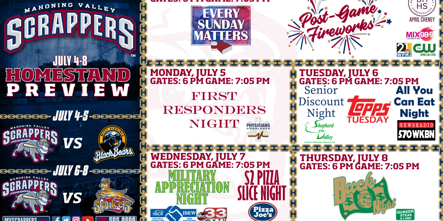 Scrappers are back at Eastwood Field July 48 Homestand Preview