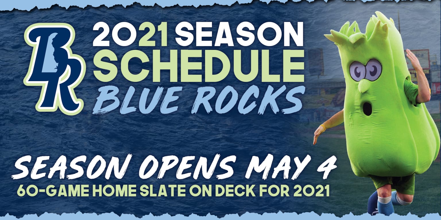 Blue Rocks Release 2021 Season Schedule