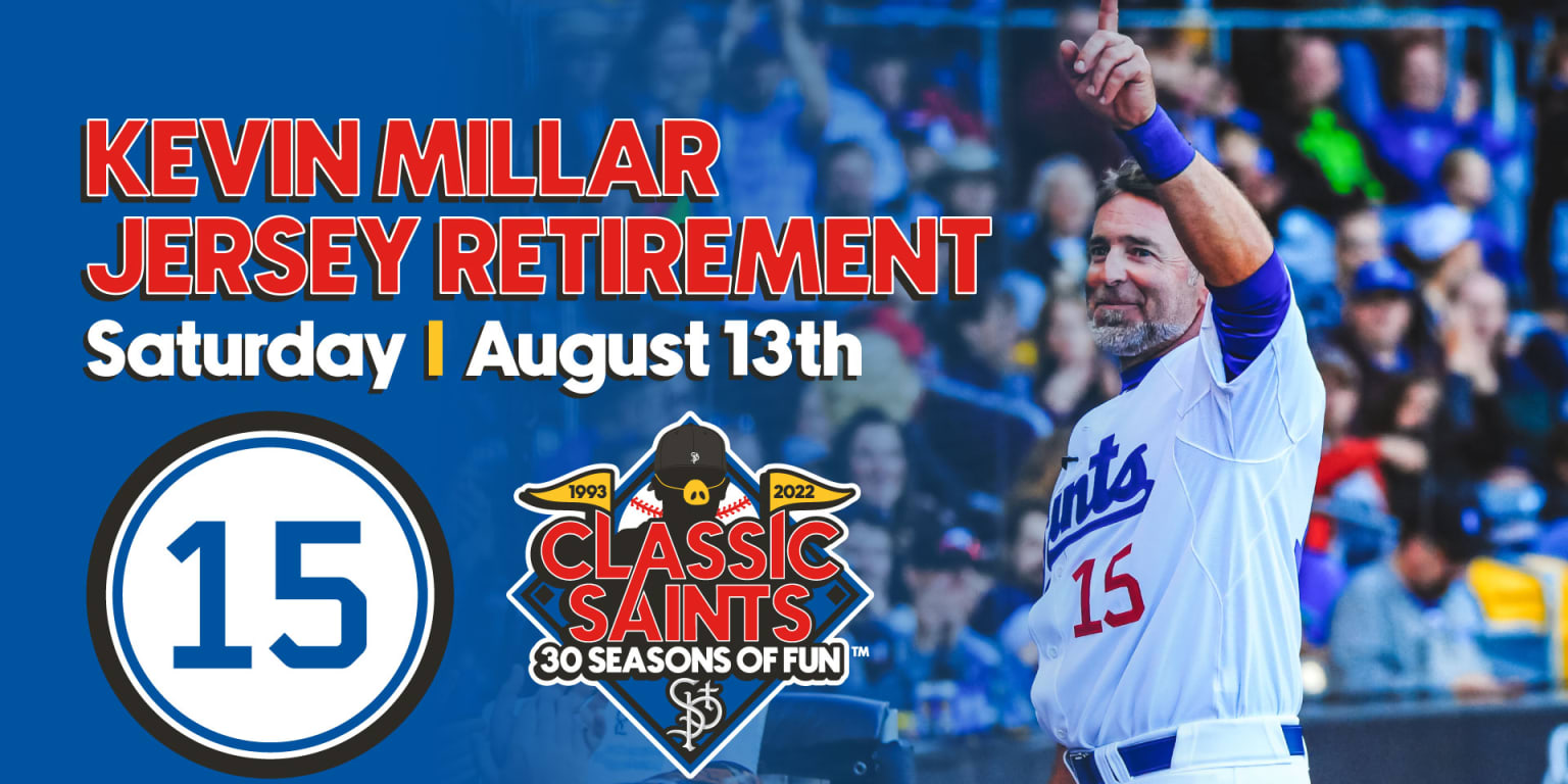 One Final Curtain Call, Saints To Retire Kevin Millar's Number 15 On August  13