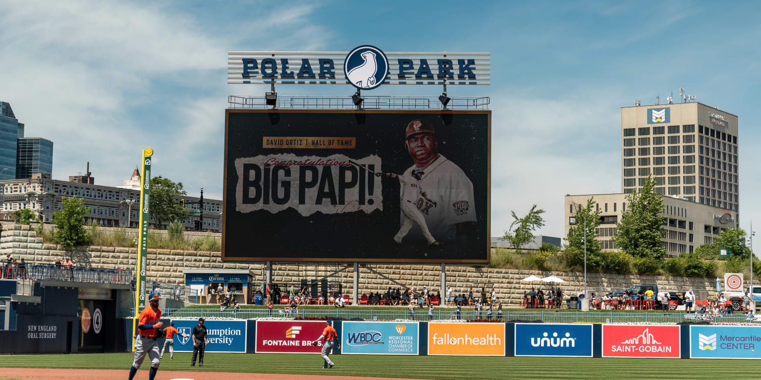 David Ortiz makes first appearance at Polar Park to kick off 2023 WooSox  season 