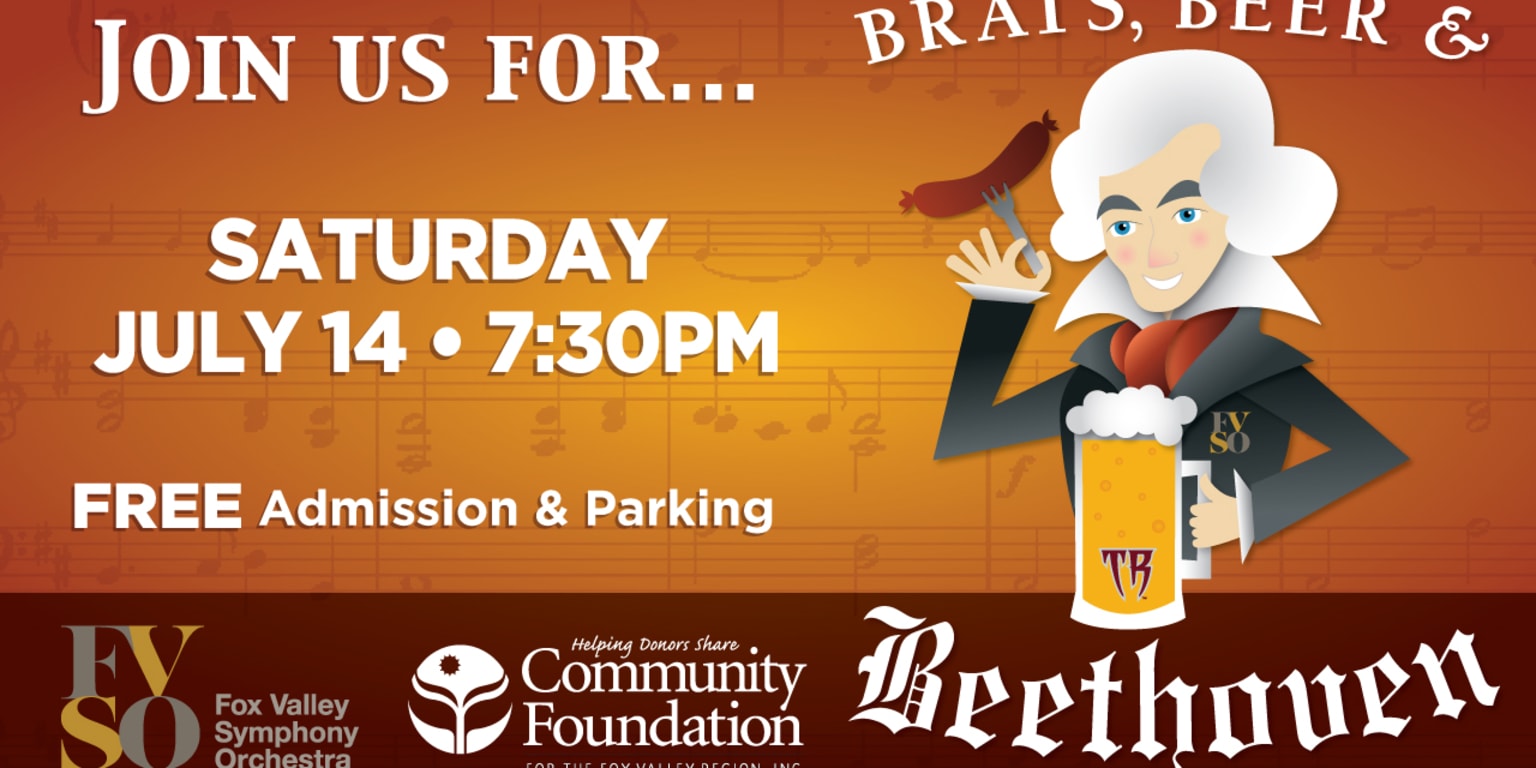 Fox Valley Symphony Orchestra's Brats, Beer, & Beethoven No. 4 Set for