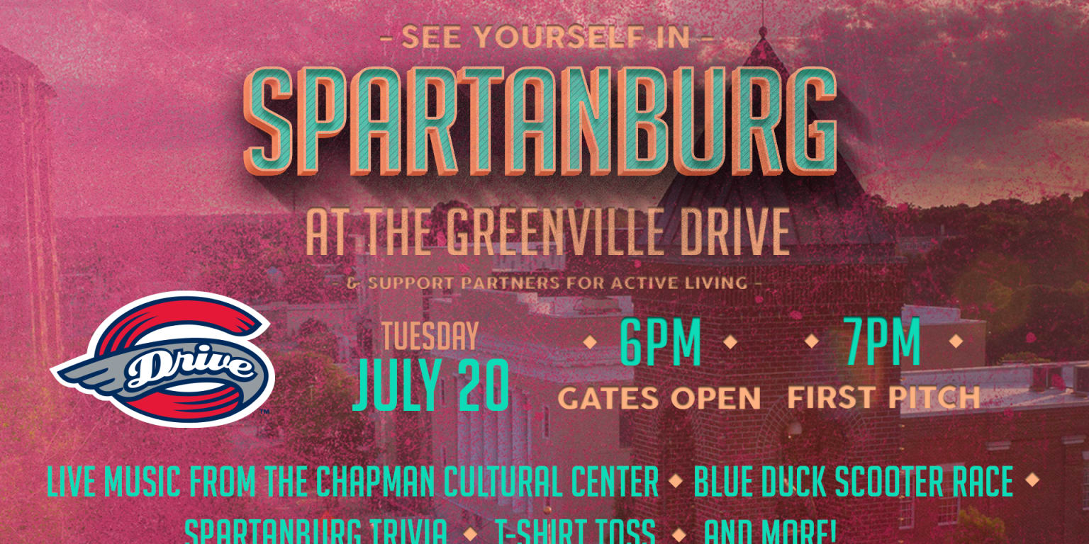 Spartanburg Night at Fluor Field is July 20th Drive