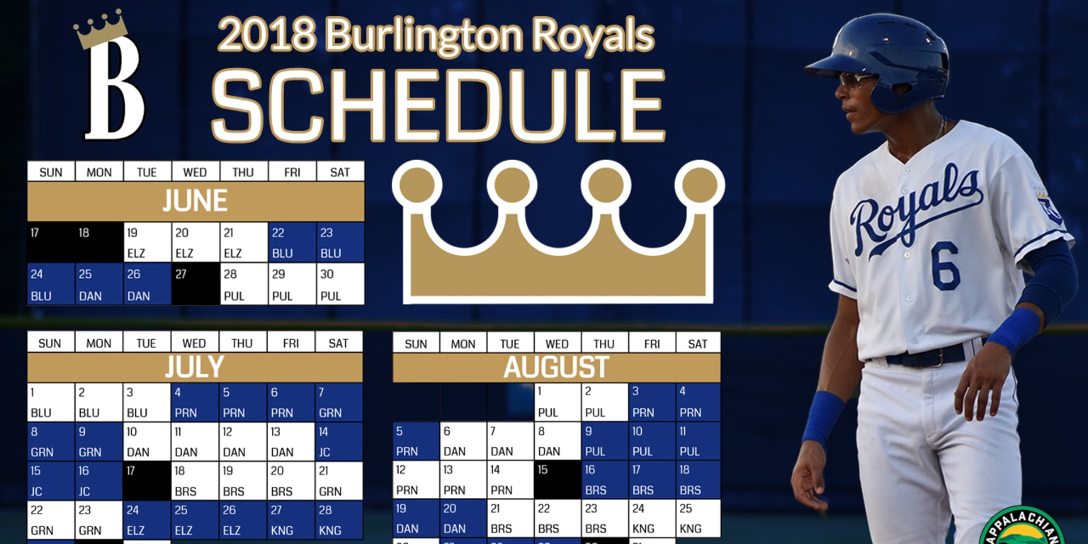 Royals Announce 2018 Schedule | AppyLeague.com
