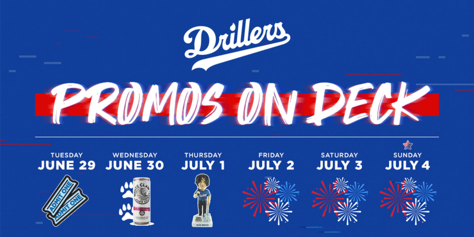 Drillers Homestand to Feature 3 Independence Holiday Fireworks Shows