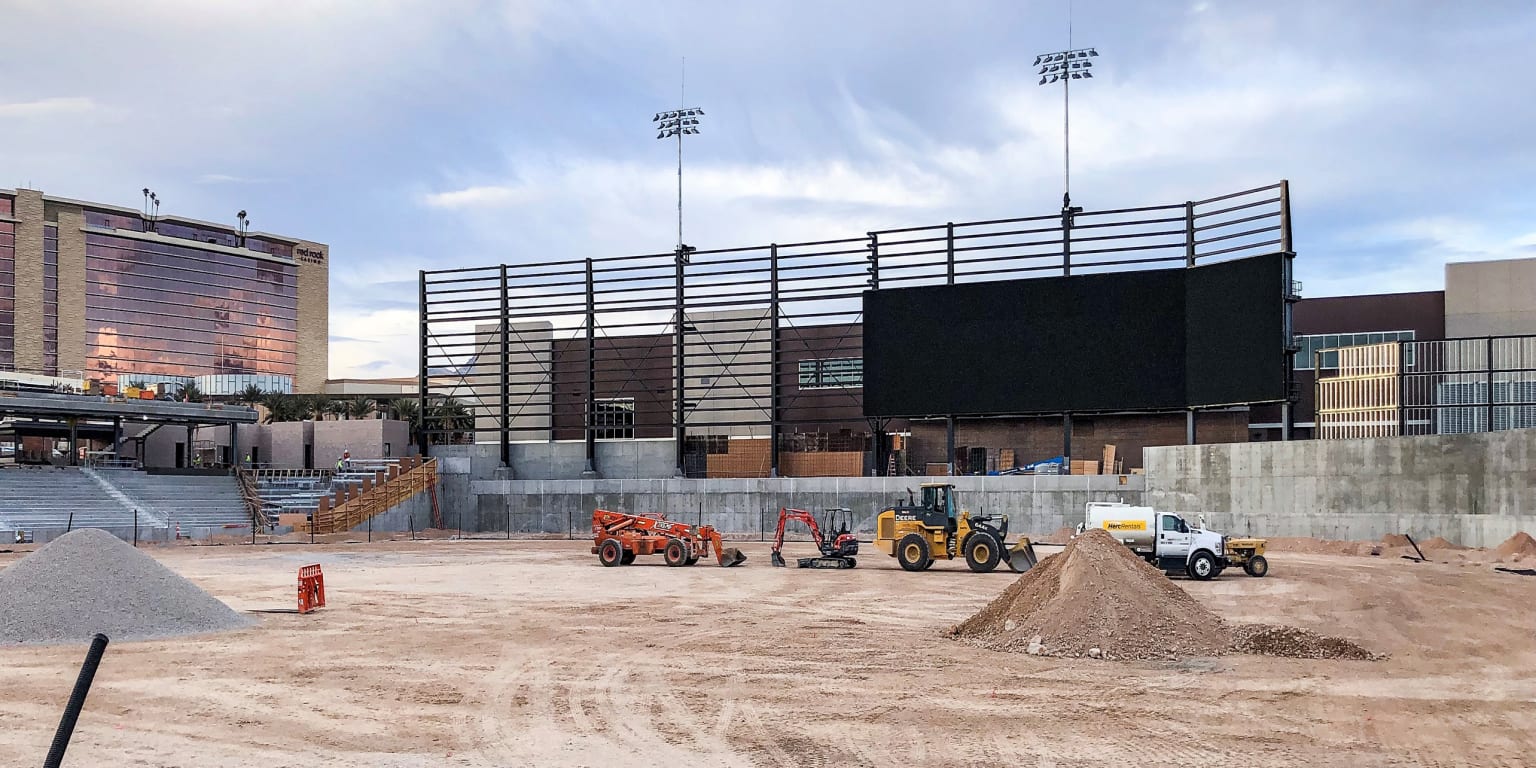 Las Vegas Ballpark installs biggest video board in minor leagues