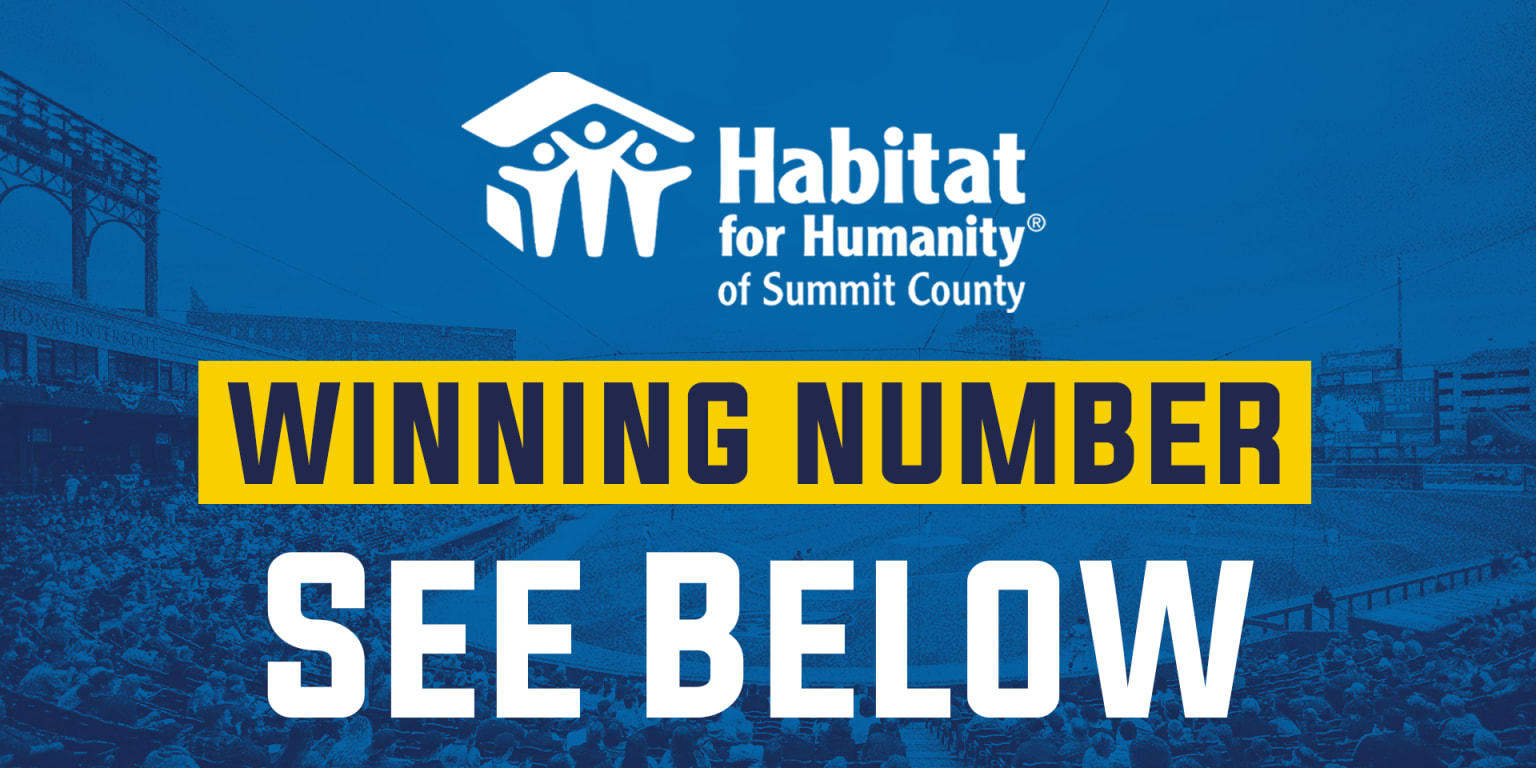 Habitat For Humanity 50 50 Winning Numbers MLBDraftLeague