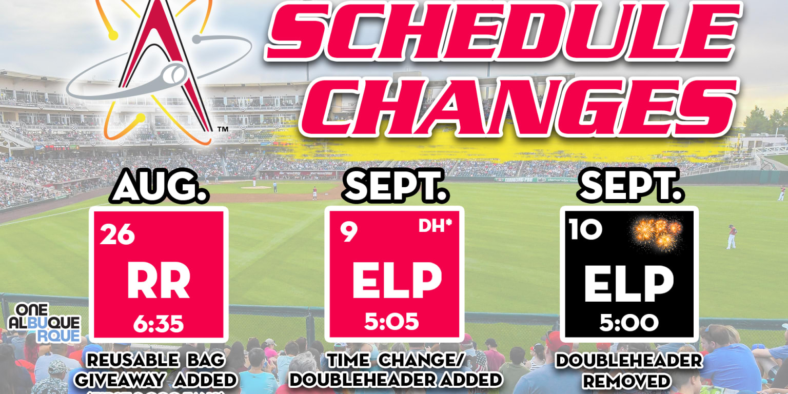 Schedule Changes