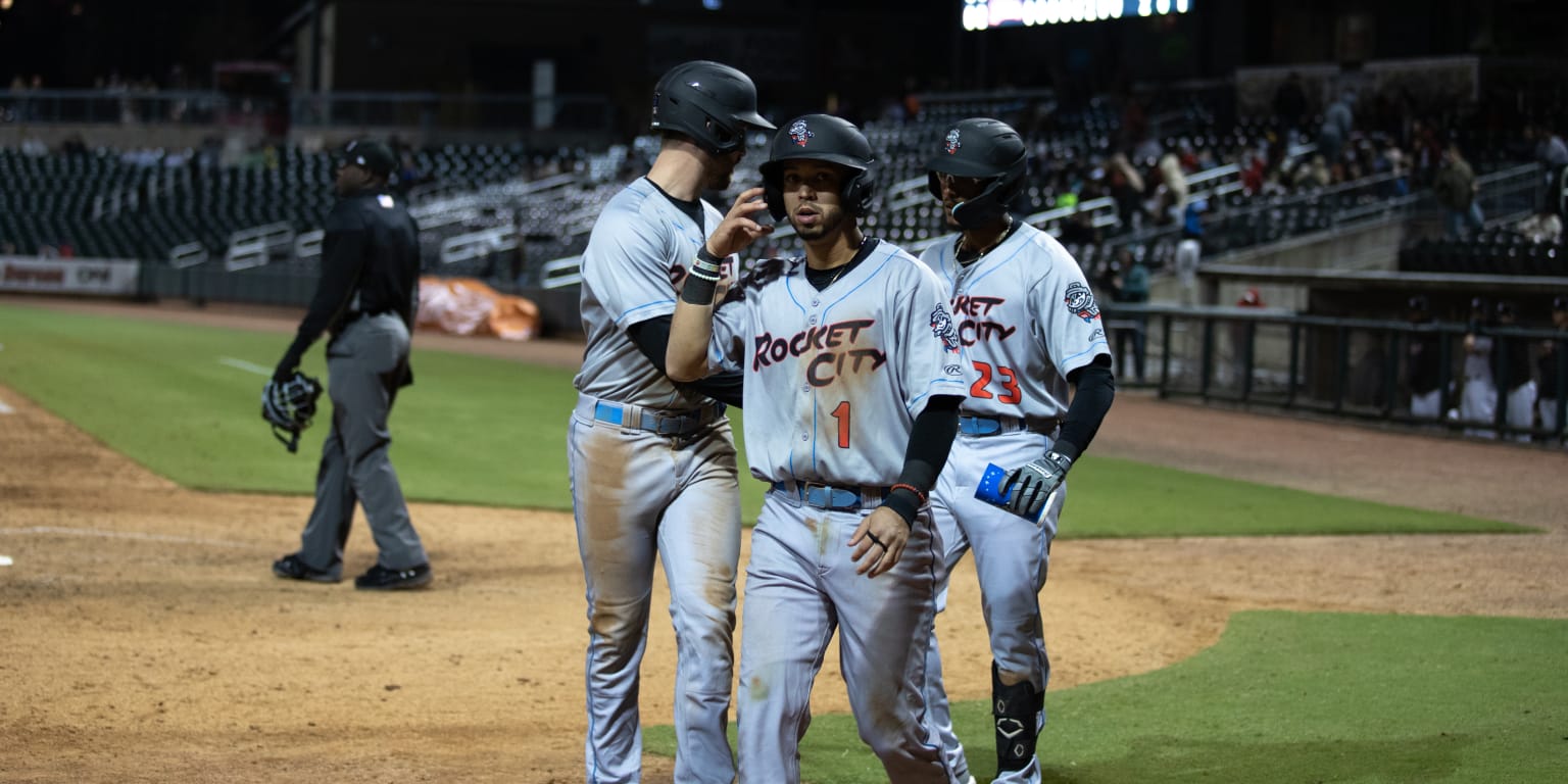 Birmingham Barons Yoelqui Cespedes (1) at bat during an MiLB