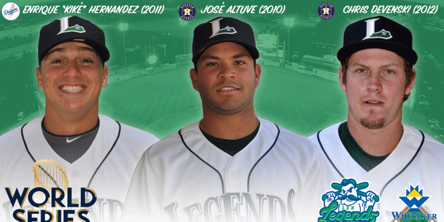 Three former Lexington Legends players to make World Series appearance