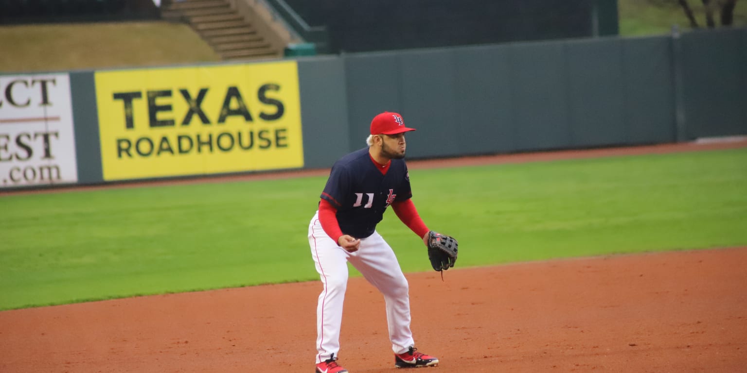 Cincinnati Reds Sebastian Elizalde hitting for the Louisville Bats 